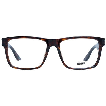 Full-rim brown plastic optical frames for men, 57-17-140 size