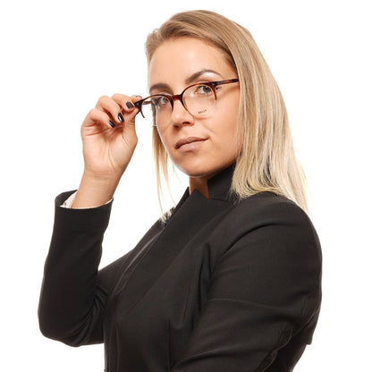 Brown Plastic Optical Frames with 41mm Lenses Height