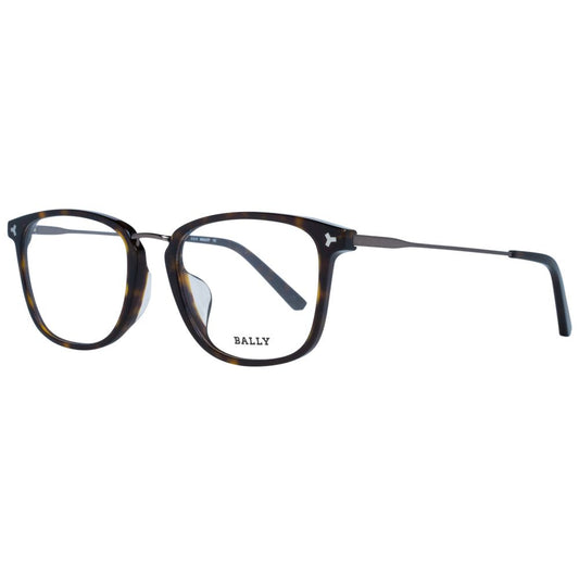 Bally Brown Men Optical Frames for Rectangle Style