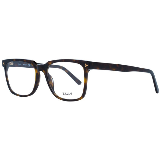 Bally Brown Men Optical Frames in plastic material with demo glasses