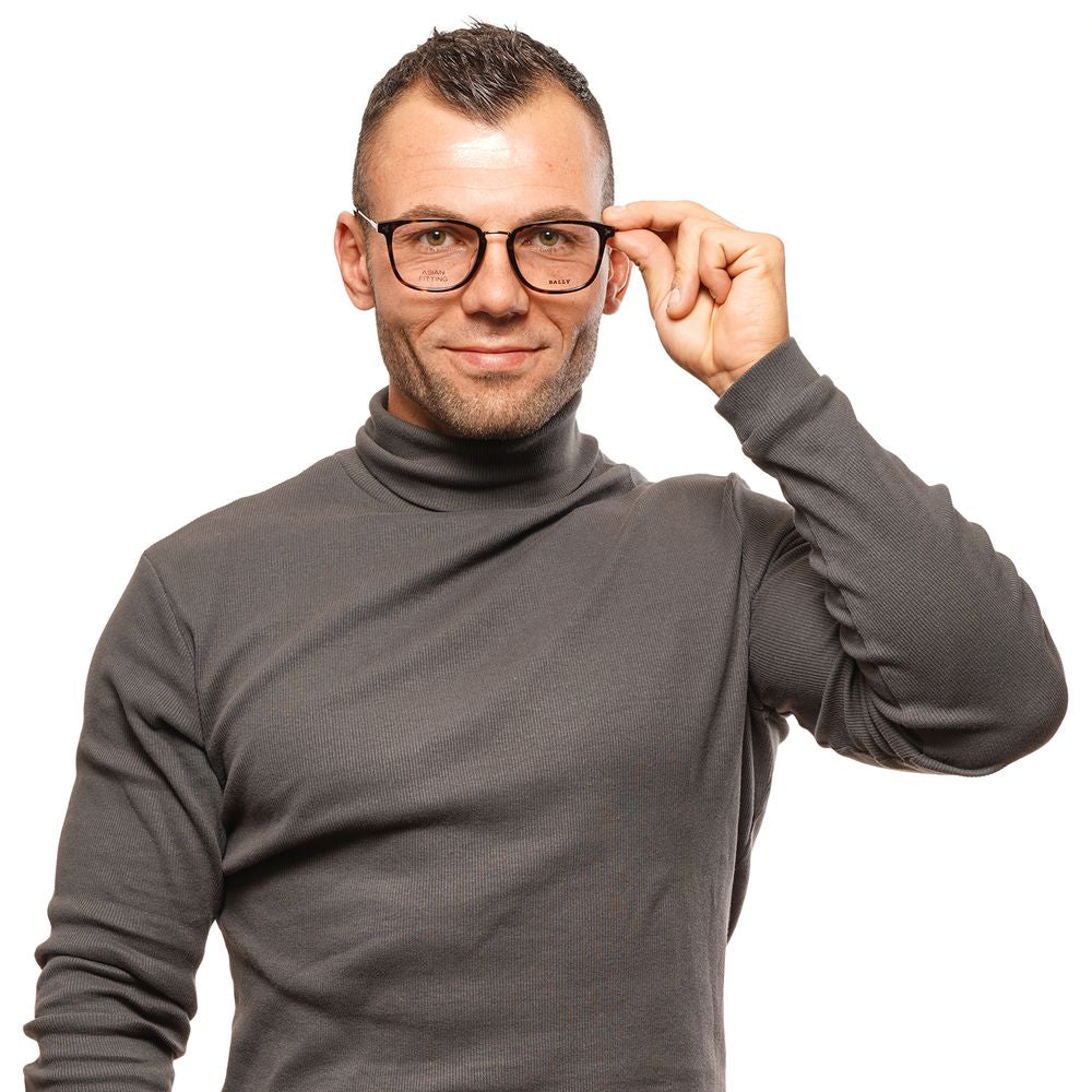 Men's Brown Plastic Optical Frames with 54mm Lenses Width