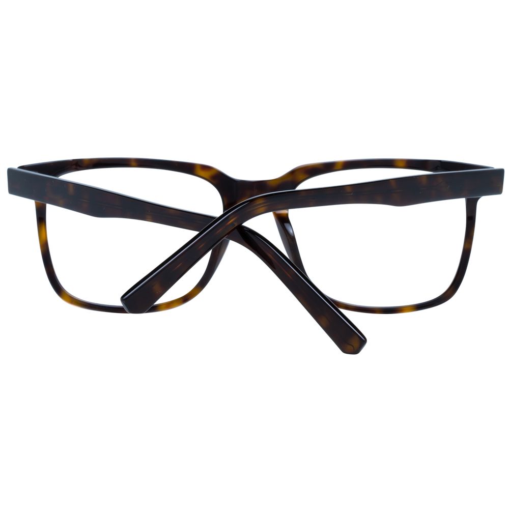 Brown men's optical frames with 53-18-145 size and 53mm lenses width
