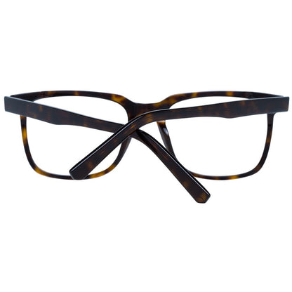 Brown men's optical frames with 53-18-145 size and 53mm lenses width