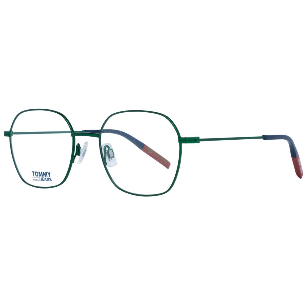 Tommy Hilfiger Green Unisex Optical Frames with Metal & Plastic Frame Material and Multicolor Frame Color