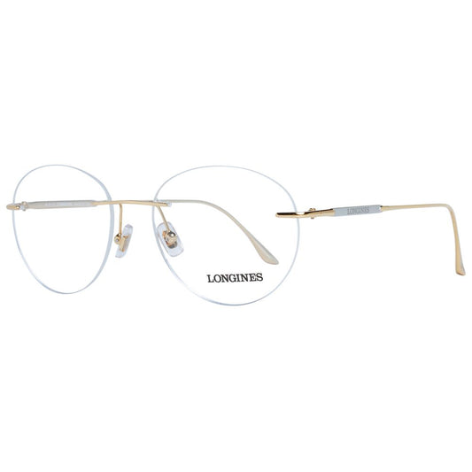 Longines Gold Men Optical Frames with round demo glasses