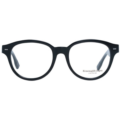 Black demo glasses with 51mm width, 42mm height, and 18mm bridge width
