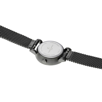 Stainless steel case and wristband in elegant gray color