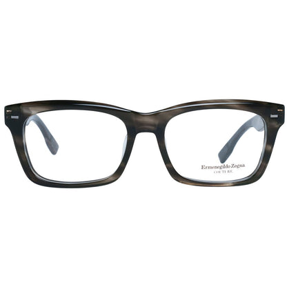 Men's gray optical frames with acetate and wood construction