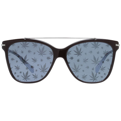 Metal and plastic frame brown women sunglasses with 100% UVA & UVB protection