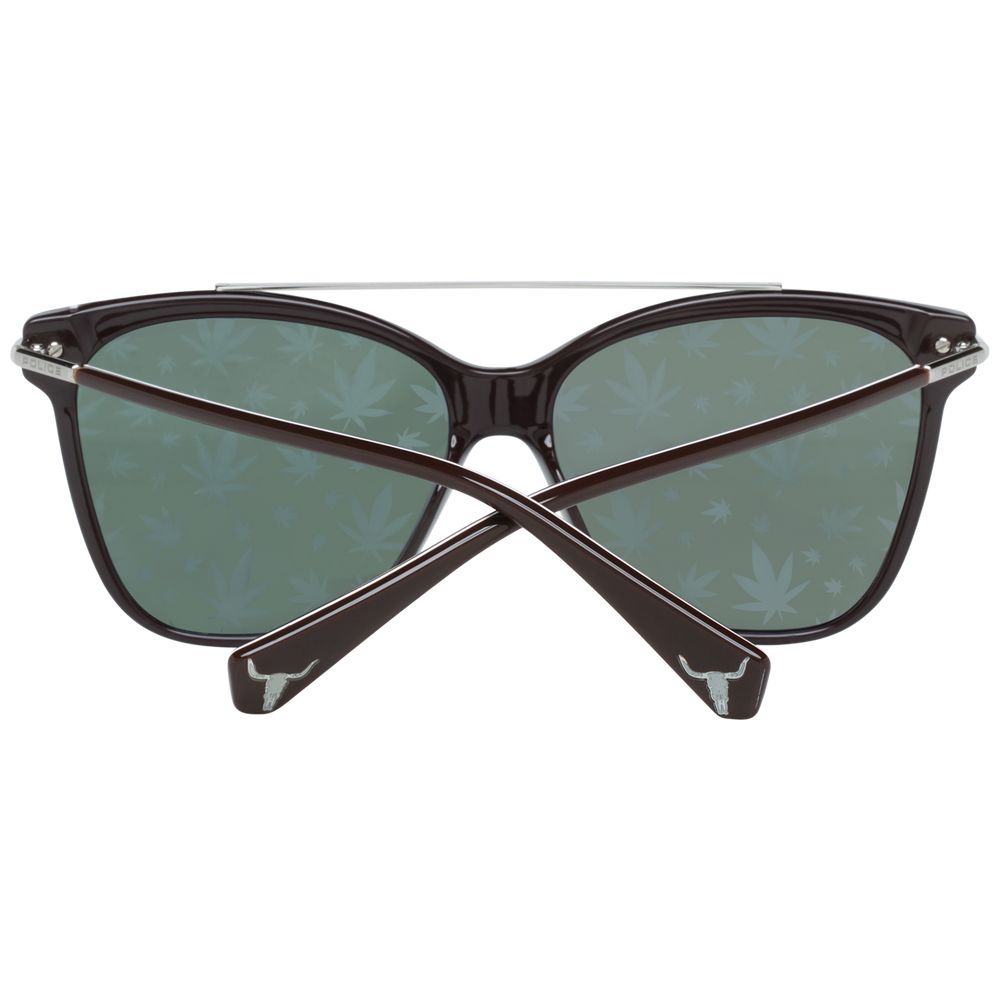 Women sunglasses with 55mm wide lenses, 48mm high, and 14mm bridge width