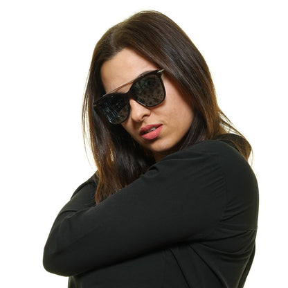 Brown women sunglasses with 141mm frame width, 140mm temples length, and branded case included