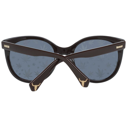 Fashionable Brown Women Sunglasses with 22mm Bridge Width and 140mm Temples Length