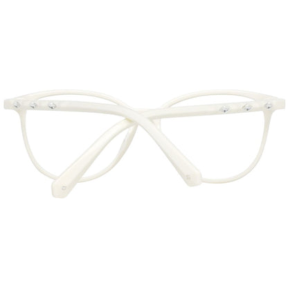 Women's Swarovski Cream Optical Frames with 54mm lenses, 42mm lens height, and 140mm temples length