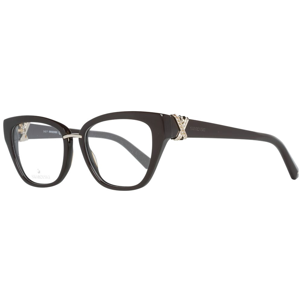Swarovski Brown Women Optical Frames with Cat Eye Style