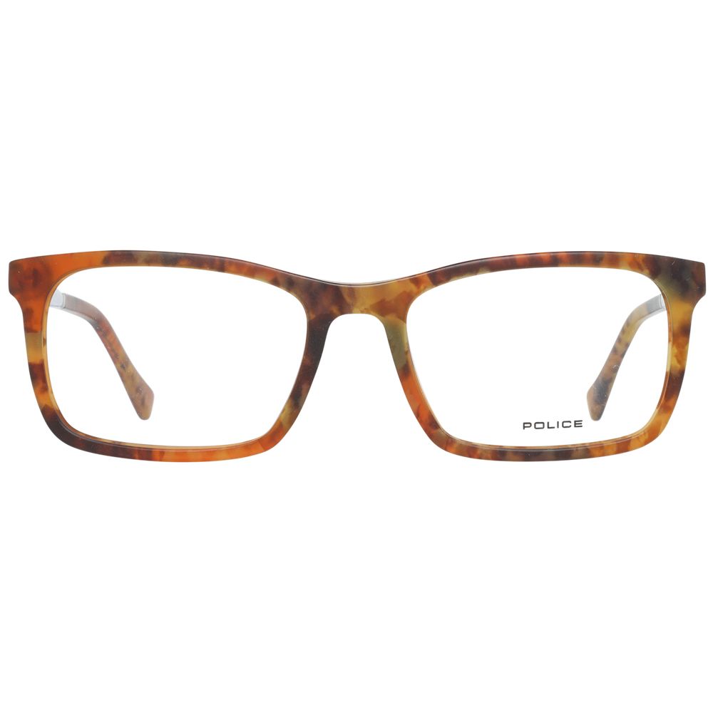 Men's brown plastic frames with 54-19-145 size and 54mm lenses width
