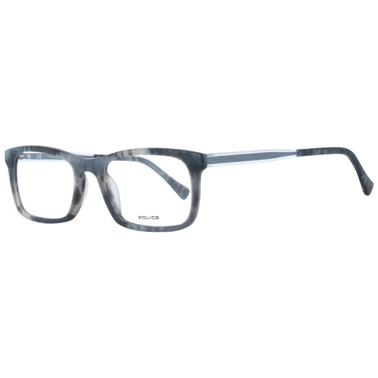 Police Gray Men Optical Frames in Plastic Material