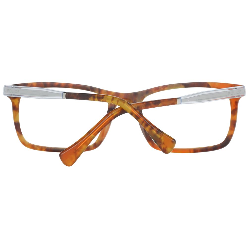 Brown plastic optical frames for men with 54mm lenses width and 132mm frame width
