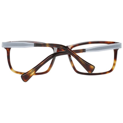  Police brown men's optical frames with 34mm lenses height and 132mm frame width