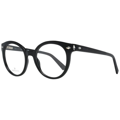 Swarovski Black Women Optical Frames, full-rim plastic frame, black color