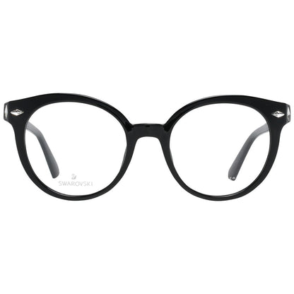 Swarovski Black Women Optical Frames with spring hinge, size 50-19-140