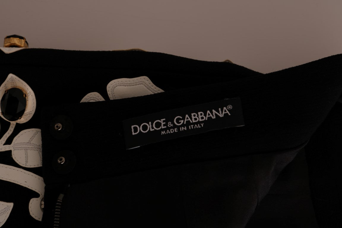 Inner silk stretch lining for supreme comfort in Dolce & Gabbana pencil skirt