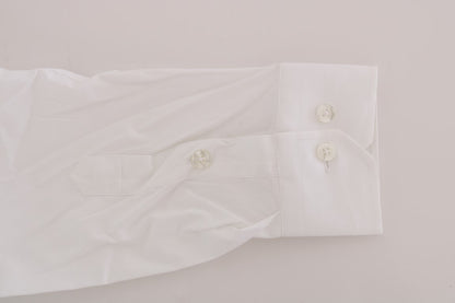 Moschino white shirt crafted with precision and elegant slim fit design