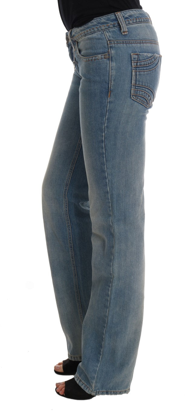 Authentic Costume National blue jeans with convenient zipper and button fly