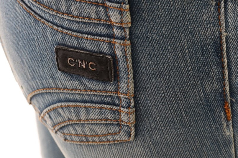 Costume National jeans with subtle logo details for added elegance