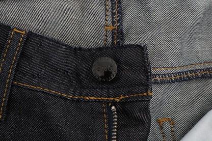 Costume National dark blue jeans with subtle logo details