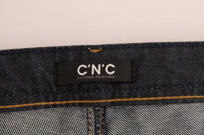 Luxurious Costume National jeans in dark blue color