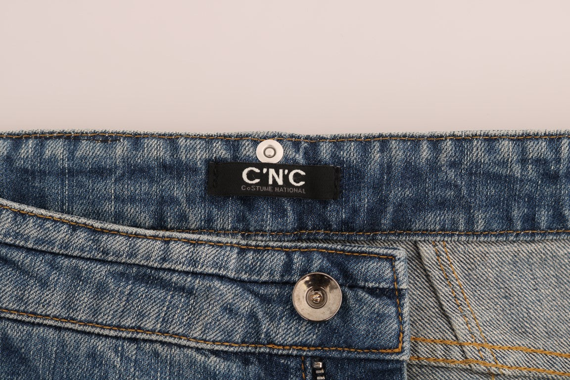 Costume National chic blue jeans perfect for stepping into style