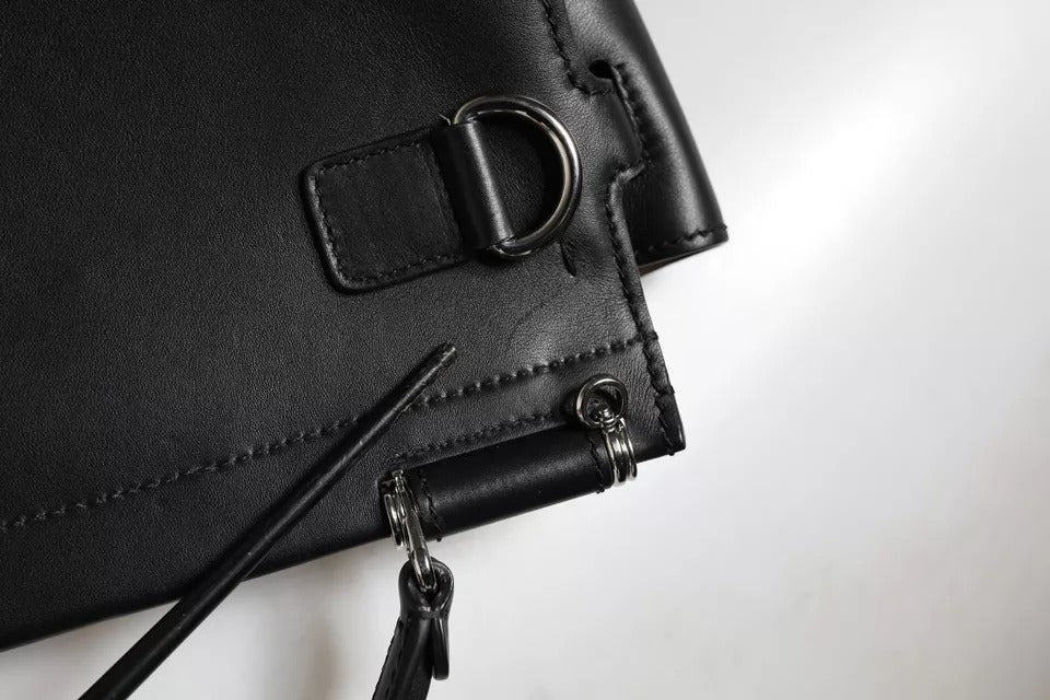 Dolce & Gabbana Black Leather Crossbody Bag