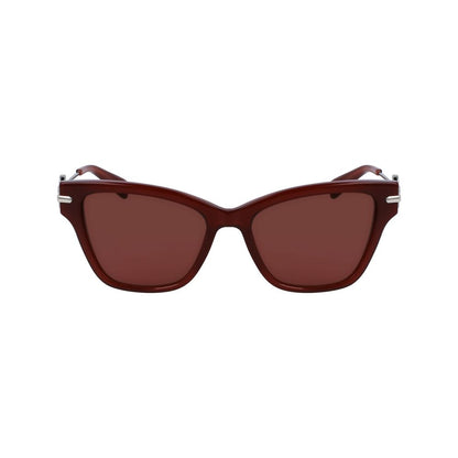 Longchamp Brown Haircalf Sunglasses