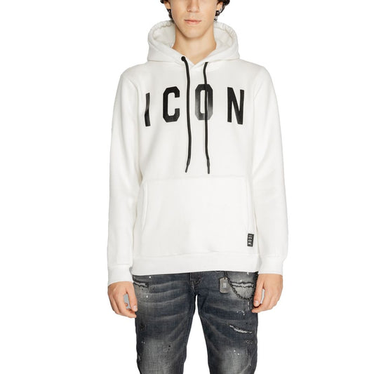Icon White Cotton Hoody