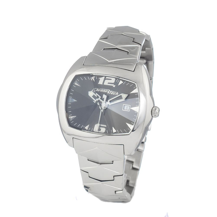 Chronotech Silver Stainless Steel Watch