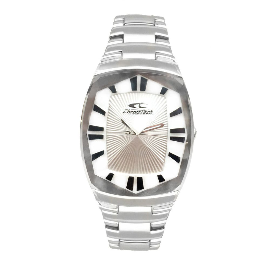 Chronotech Silver Stainless Steel Watch