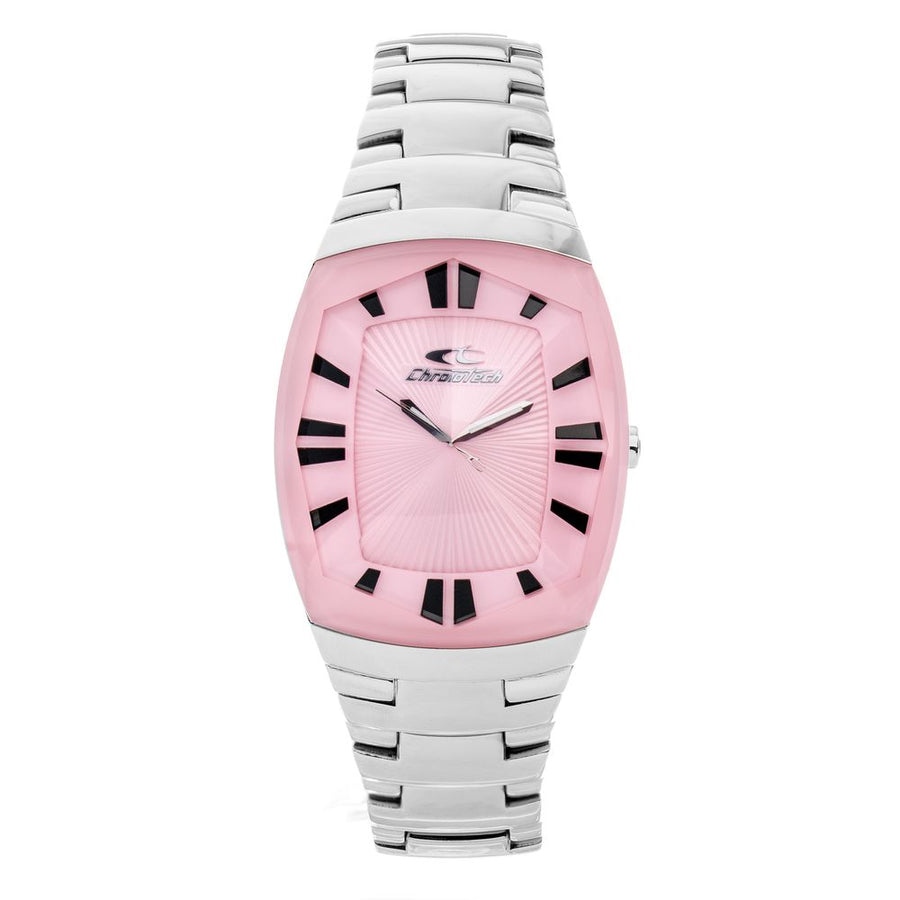 Chronotech Silver Stainless Steel Watch