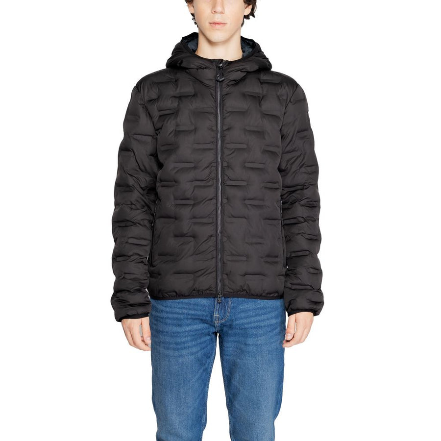 Replay Black Polyester Jackets & Coat