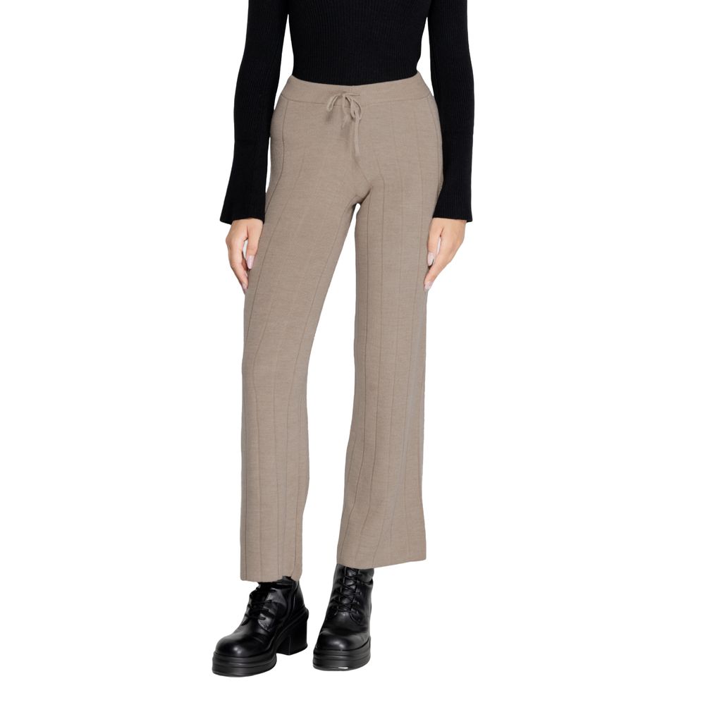Only Beige Marabou Pant