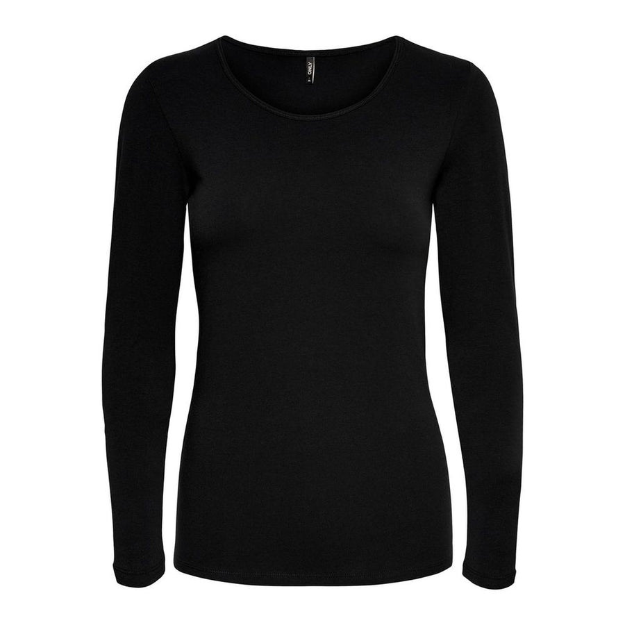 Only Black Cotton Long Sleeve