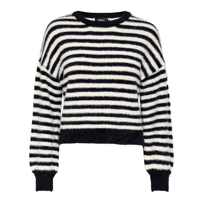 Only Black And White Marabou Sportswear
