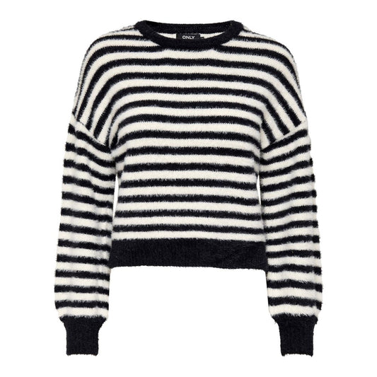 Only Black And White Marabou Sportswear
