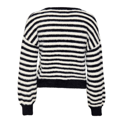Only Black And White Marabou Sportswear