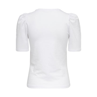 Only White Cotton T-Shirt