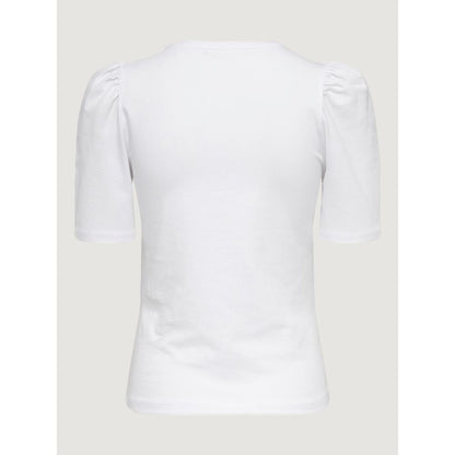 Only White Cotton T-Shirt