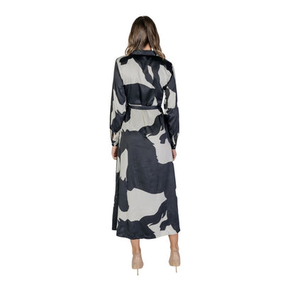 Only Black Recycled Polyester Long