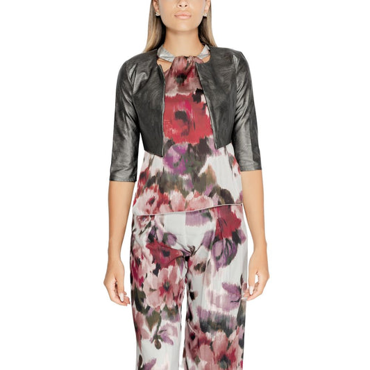 Rinascimento Gray Polyethylene Cardigan