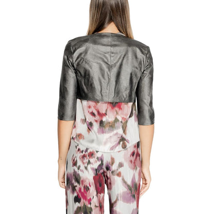 Rinascimento Gray Polyethylene Cardigan