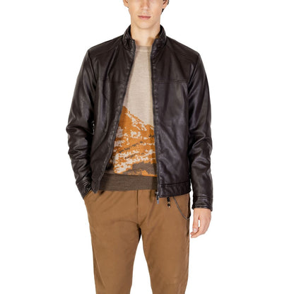 Hamaki-Ho Brown Viscose Jackets & Coat