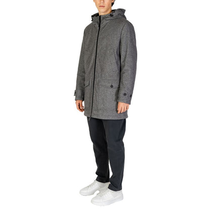 Hamaki-Ho Gray Polyester Coat